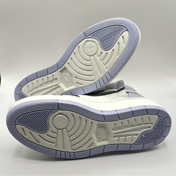 Women’s Air Jordan 1 Elevate High Sz 10.5 Titanium/DK Smoke Grey Sail m - Picture 9 of 11